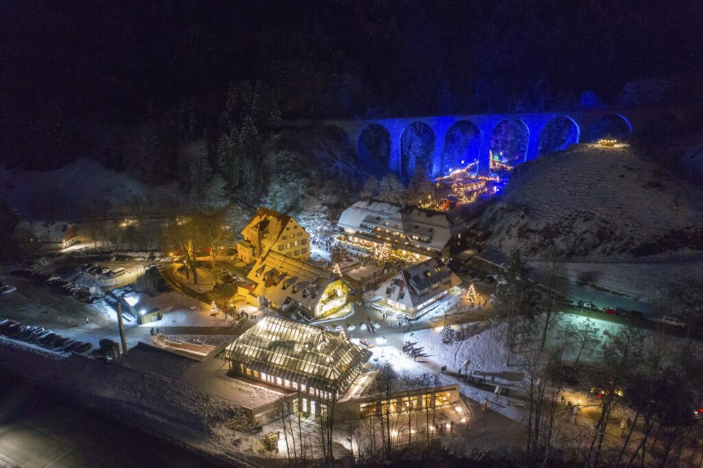 Weihnachtsmarkt am Hofgut Sternen in der Ravennaschlucht